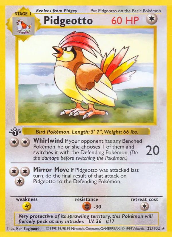 Image of the card Pidgeotto