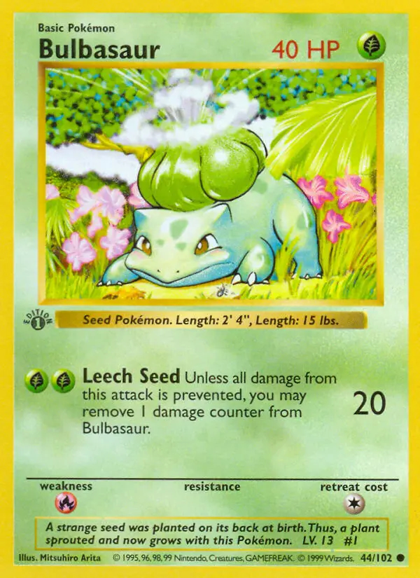 Image of the card Bulbasaur