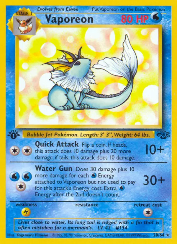 Image of the card Vaporeon