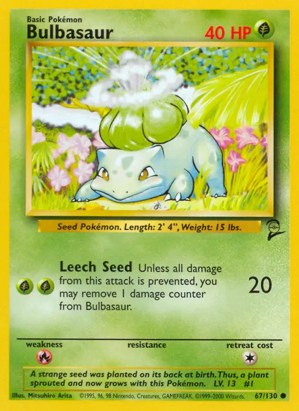 Image of the card Bulbasaur