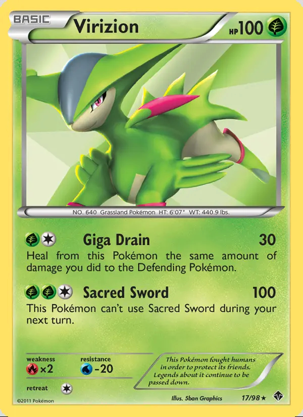 Image of the card Virizion