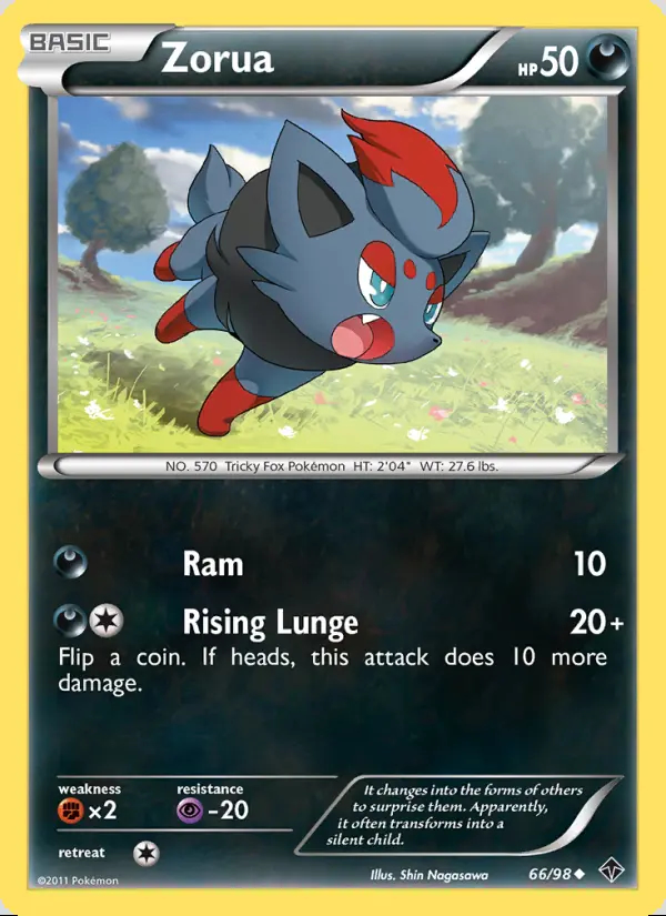 Image of the card Zorua
