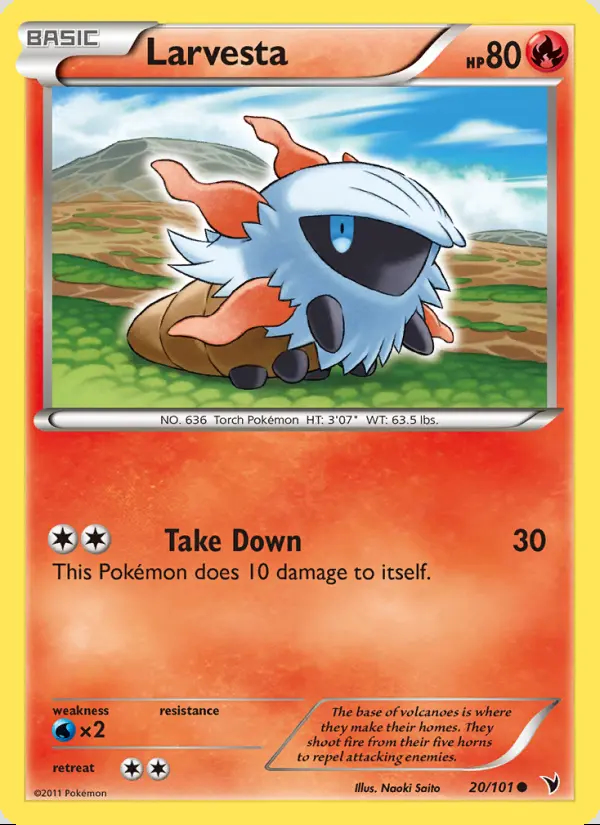 Image of the card Larvesta