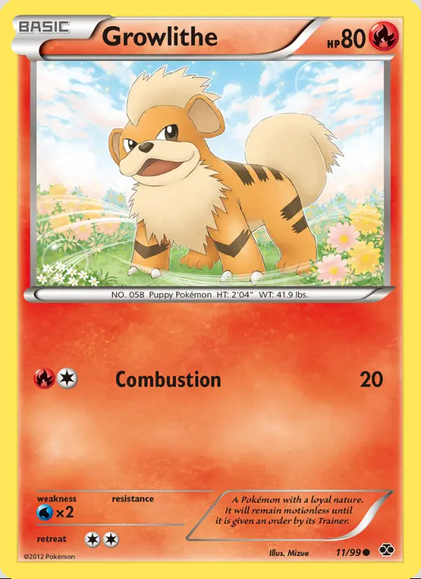 Image of the card Growlithe