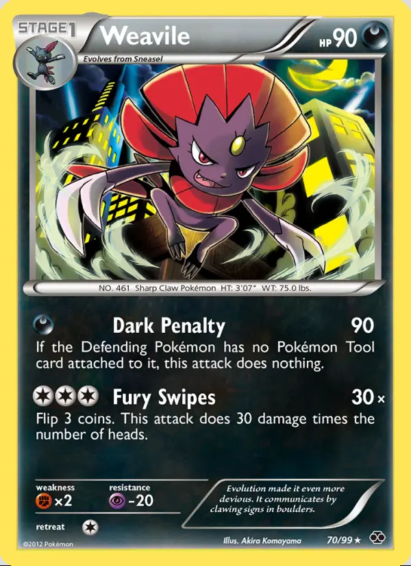 Image of the card Weavile