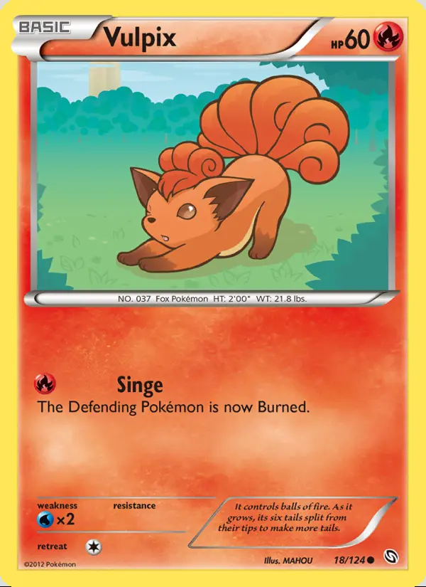 Image of the card Vulpix
