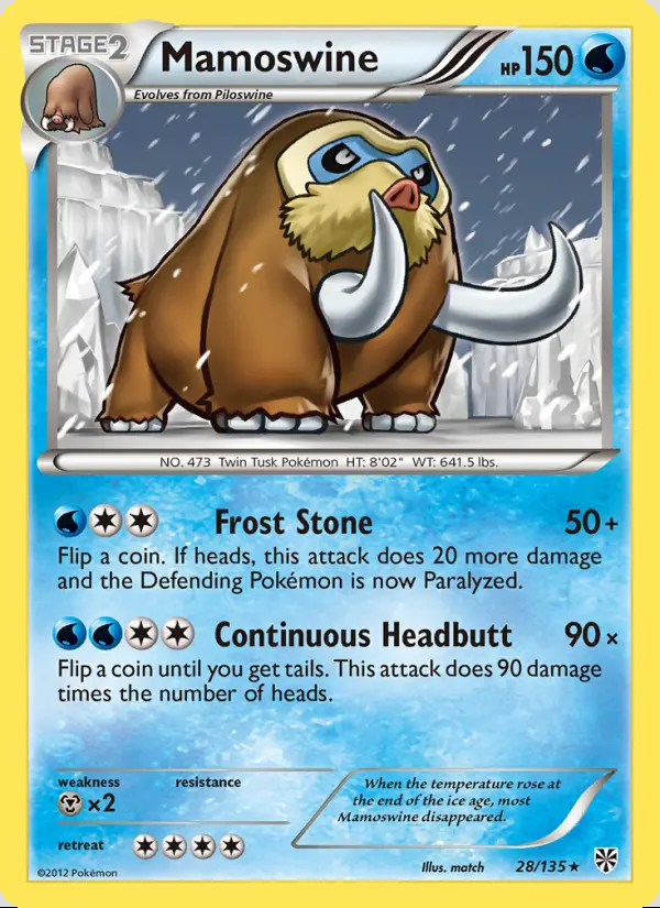 Image of the card Mamoswine