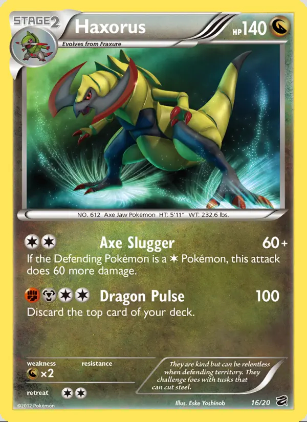 Image of the card Haxorus