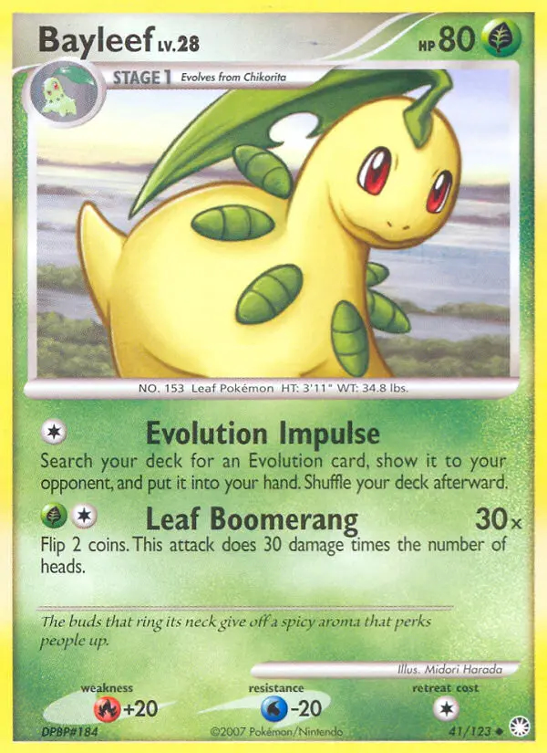 Image of the card Bayleef