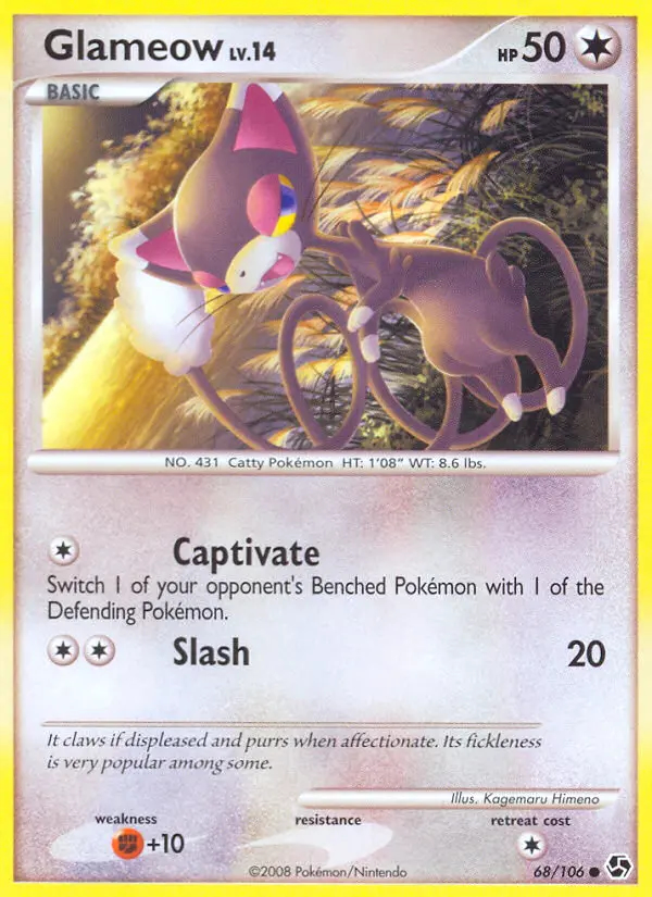 Image of the card Glameow