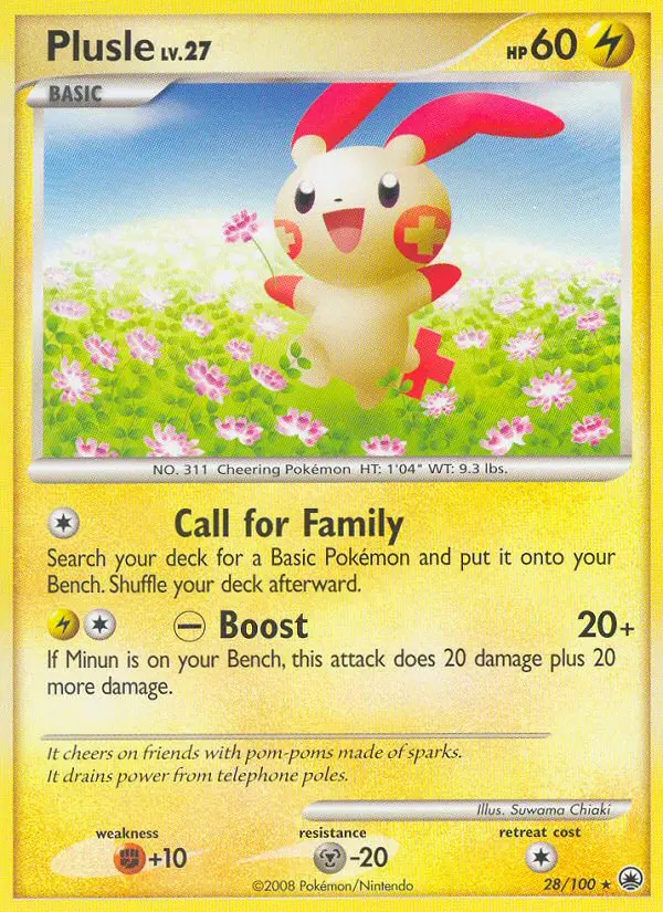 Image of the card Plusle