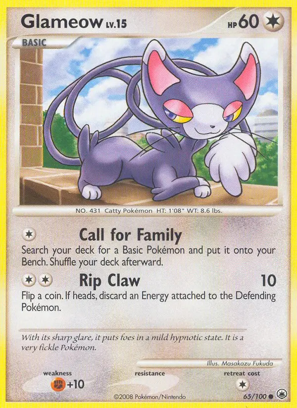 Image of the card Glameow