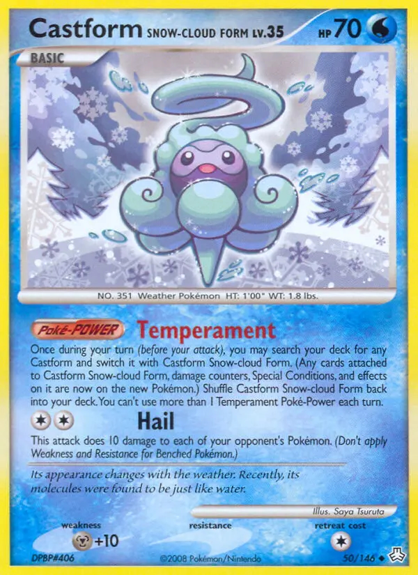 Image of the card Castform Snow-cloud Form