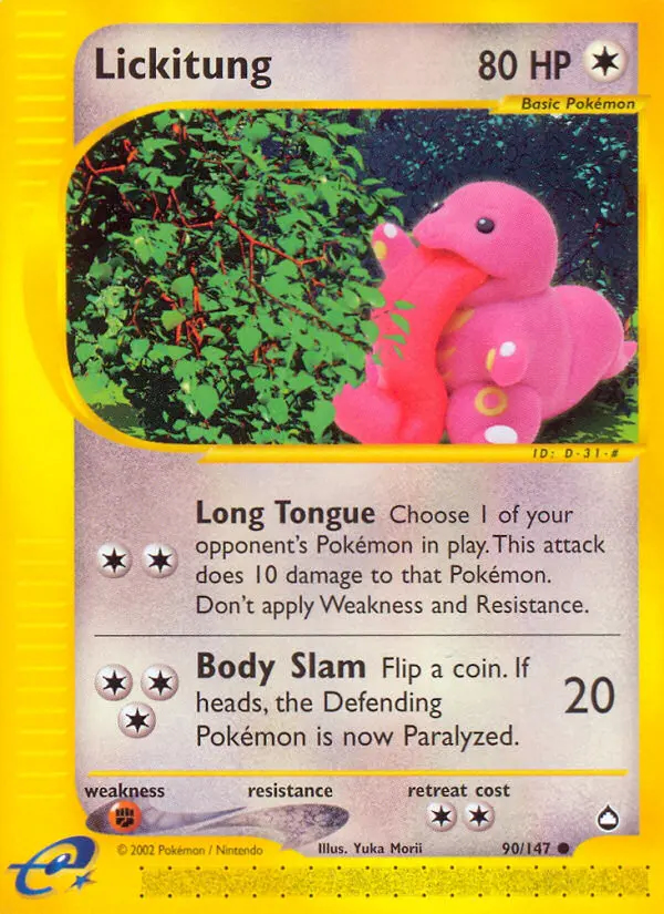 Image of the card Lickitung