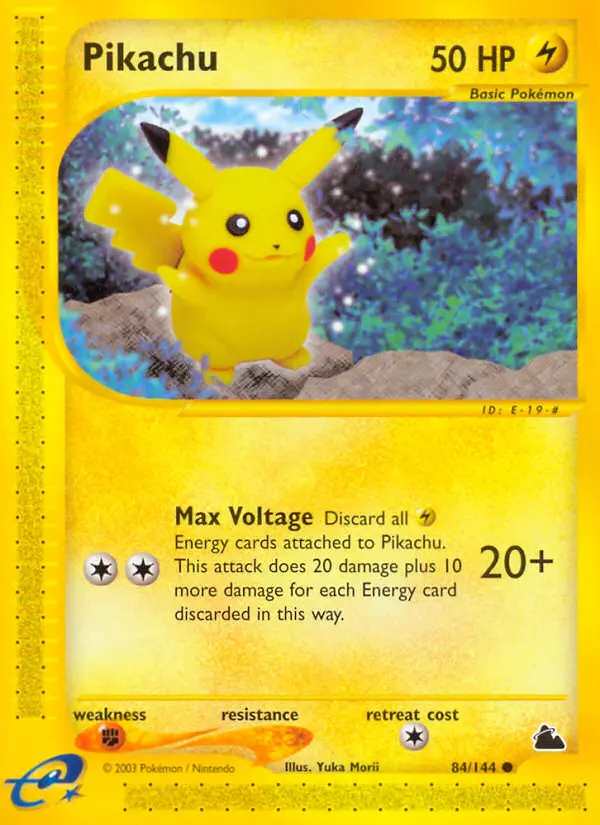 Image of the card Pikachu