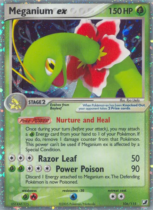 Image of the card Meganium ex