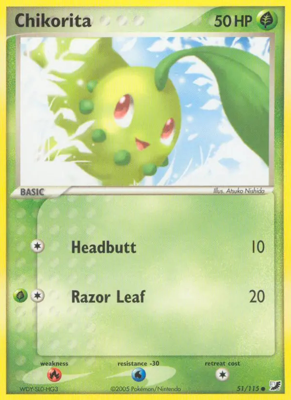 Image of the card Chikorita