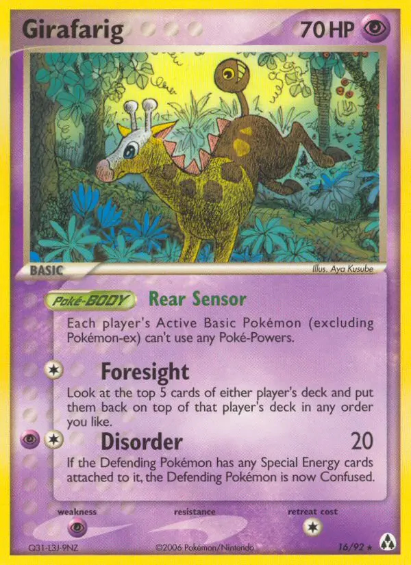 Image of the card Girafarig