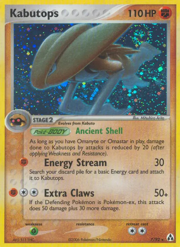 Image of the card Kabutops