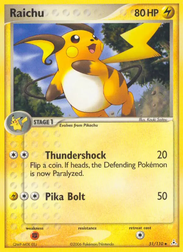 Image of the card Raichu