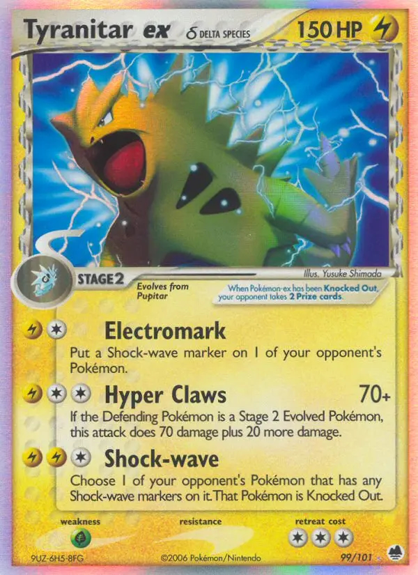 Image of the card Tyranitar ex δ