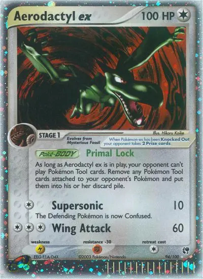 Image of the card Aerodactyl ex