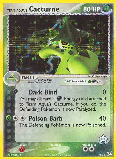 Image of the card Team Aqua's Cacturne