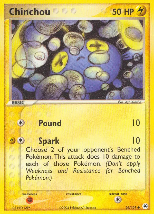 Image of the card Chinchou