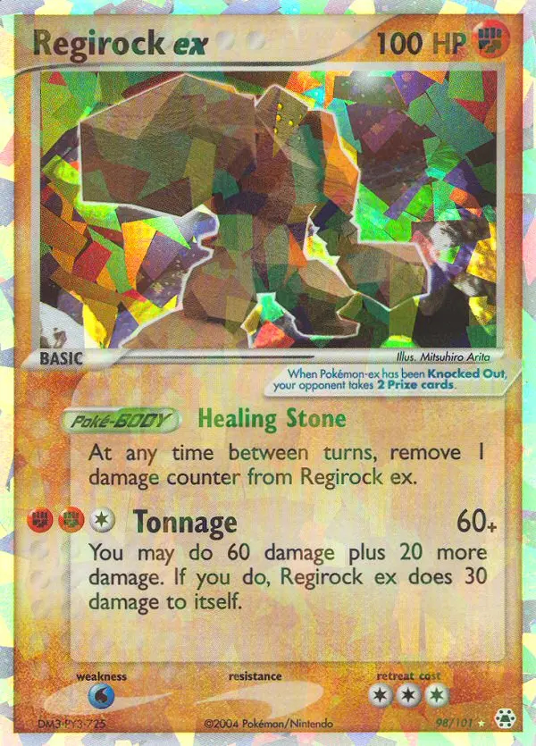 Image of the card Regirock ex