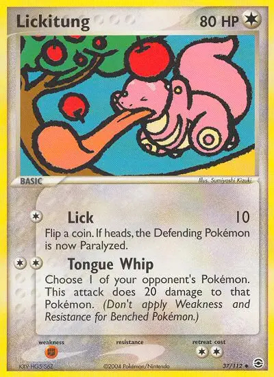 Image of the card Lickitung