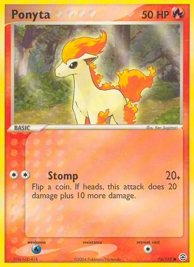 Image of the card Ponyta