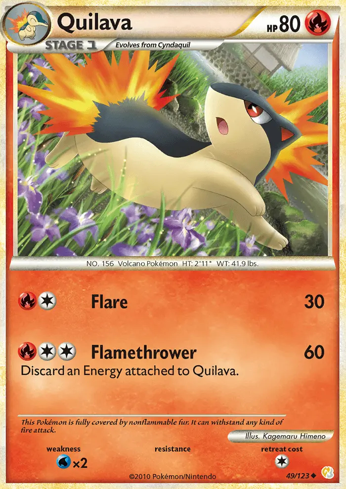 Image of the card Quilava