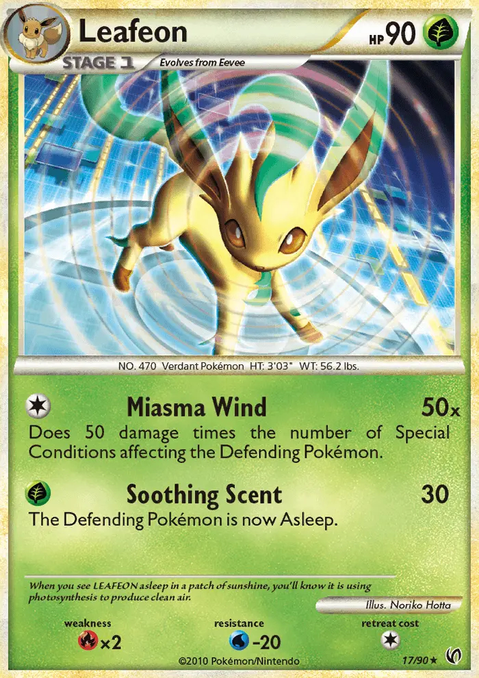 Image of the card Leafeon