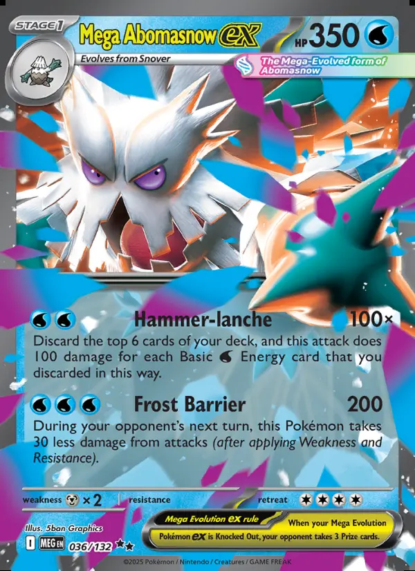 Image of the card Mega Abomasnow ex