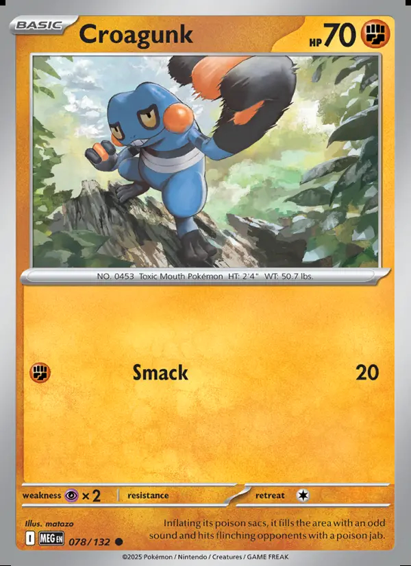 Image of the card Croagunk