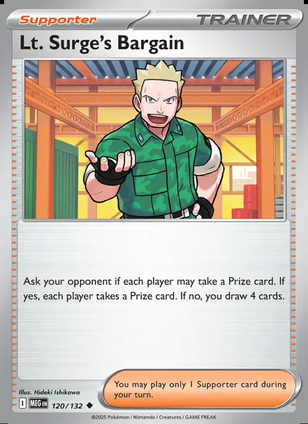 Image of the card Lt. Surge's Bargain