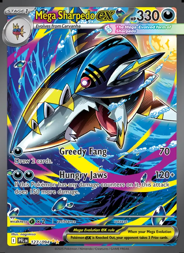 Image of the card Mega Sharpedo ex