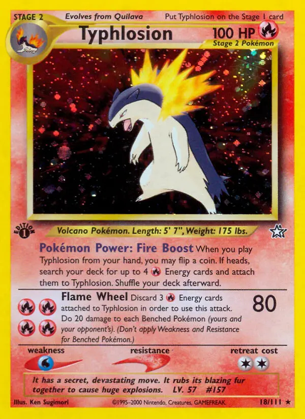 Image of the card Typhlosion