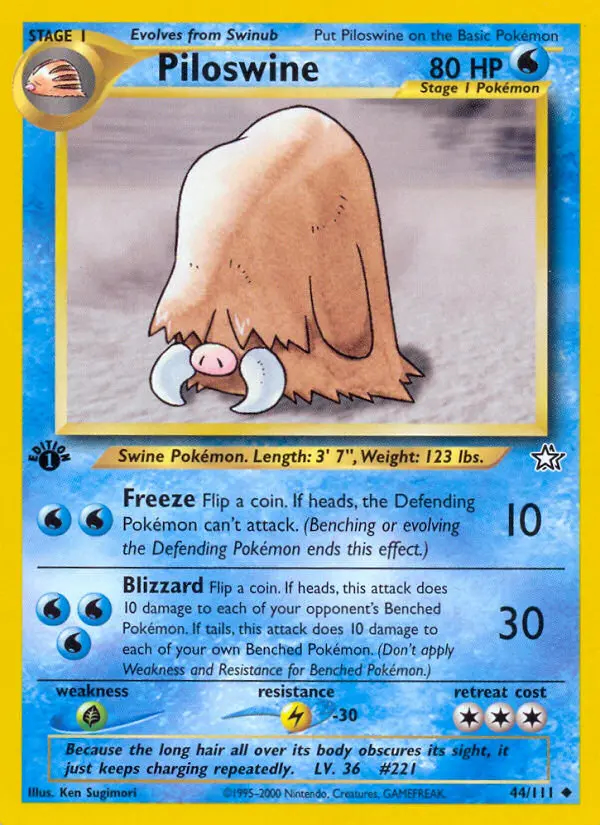 Image of the card Piloswine