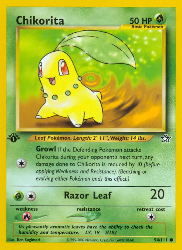 Image of the card Chikorita