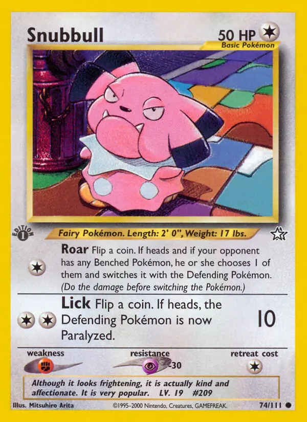 Image of the card Snubbull