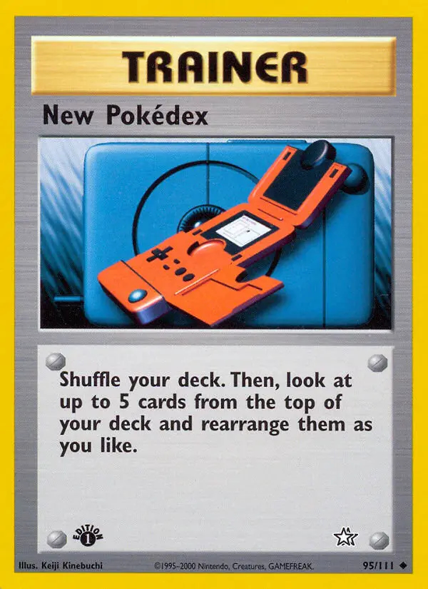 Image of the card New Pokédex