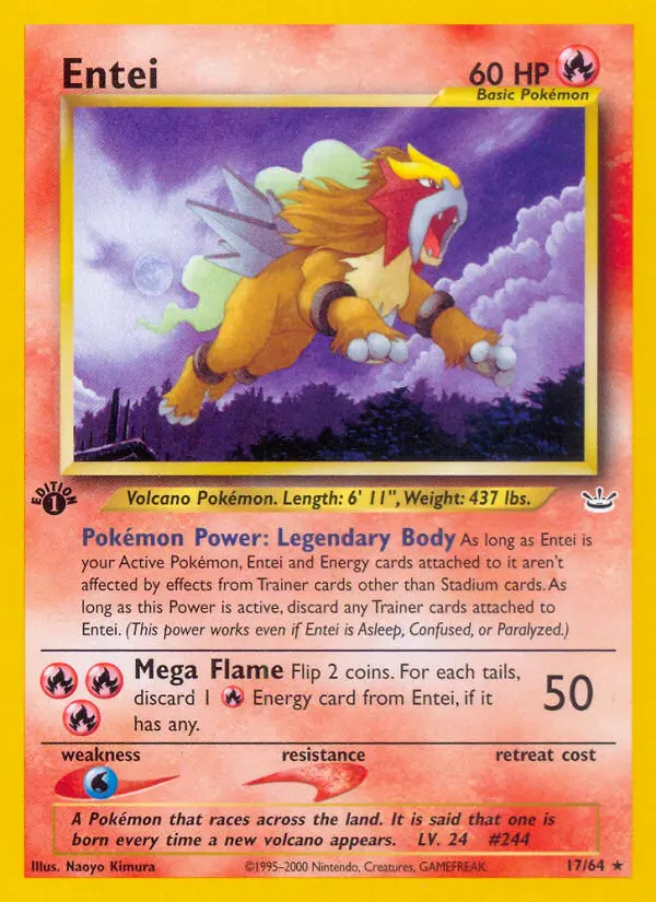 Image of the card Entei