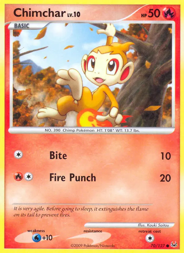 Image of the card Chimchar