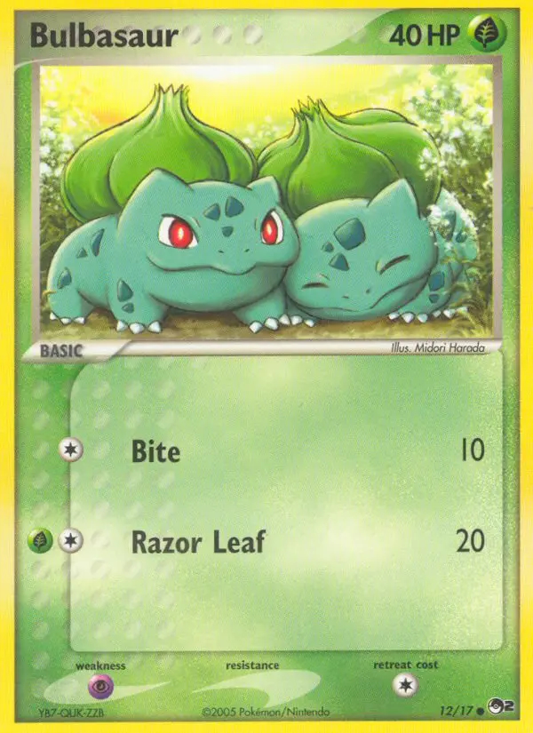 Image of the card Bulbasaur
