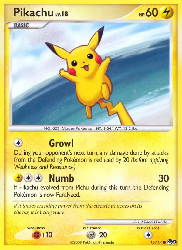 Image of the card Pikachu