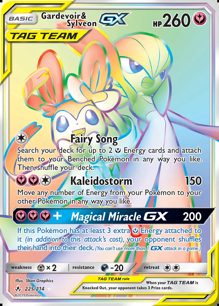 Image of the card Gardevoir & Sylveon GX