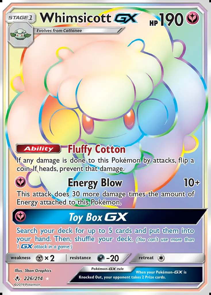 Image of the card Whimsicott GX