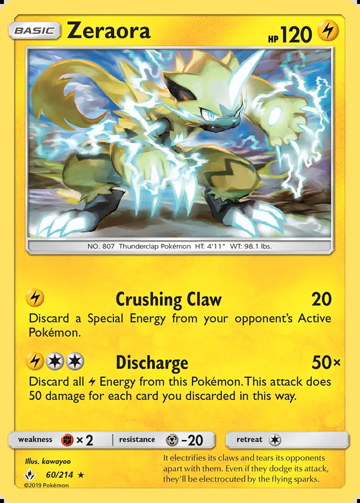 Image of the card Zeraora