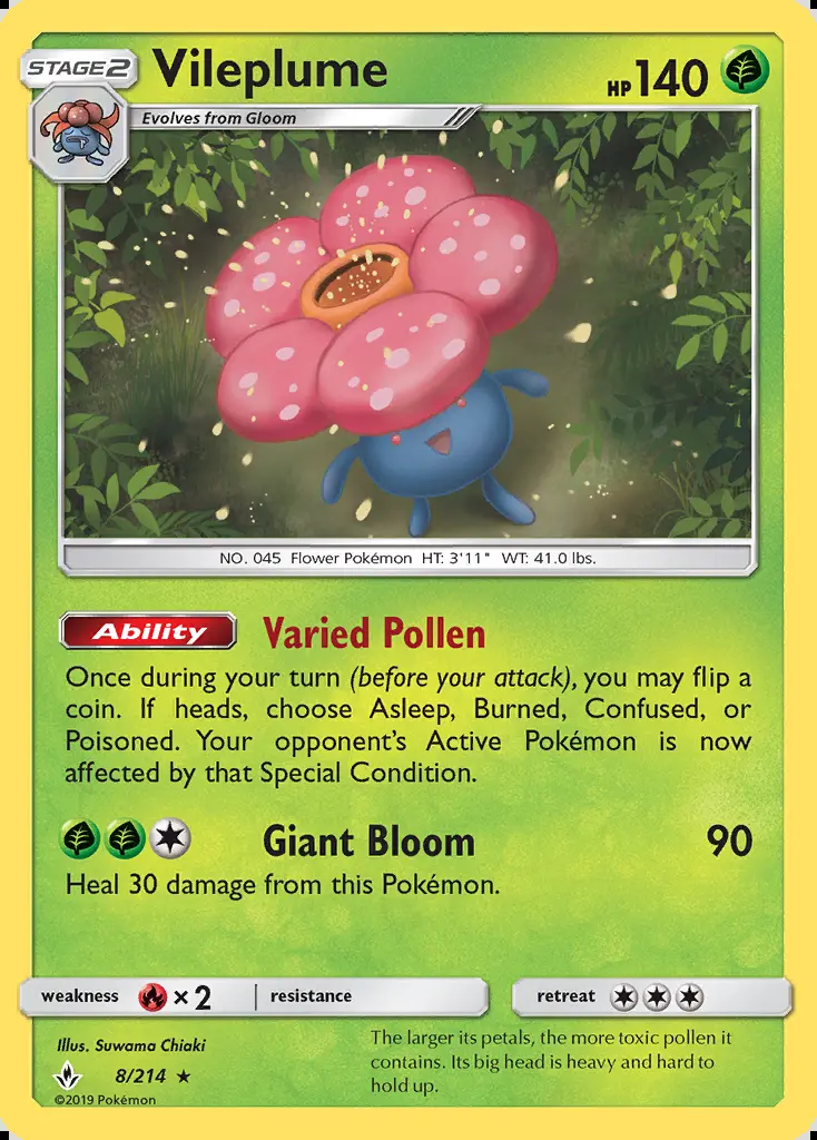 Image of the card Vileplume